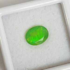 NIB VTG Natural "Shafari" Ethiopian Opal 10x8mm Oval Loose Gemstone